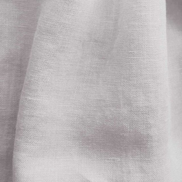 Bea White Dream - Linen Fabric - Medium Weight