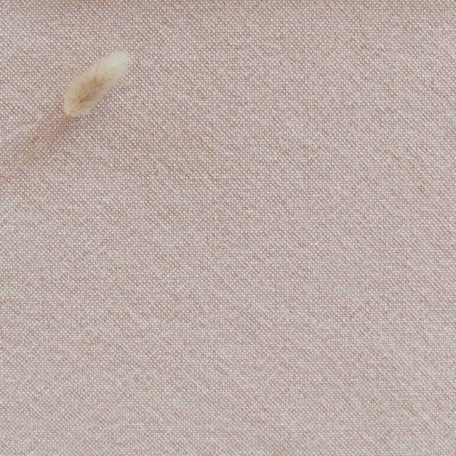 Subtle Pink - colour Linen Mix fabric for warm curtains, blinds and upholstery.