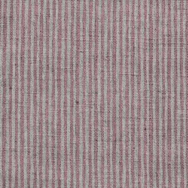 Laila Dusty Pink - Gestreifte Vorhangstoff, Altrosa Streifen