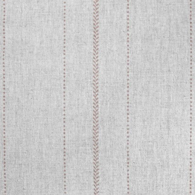 Inari Dusty Pink - Curtain fabric with Pink striped print