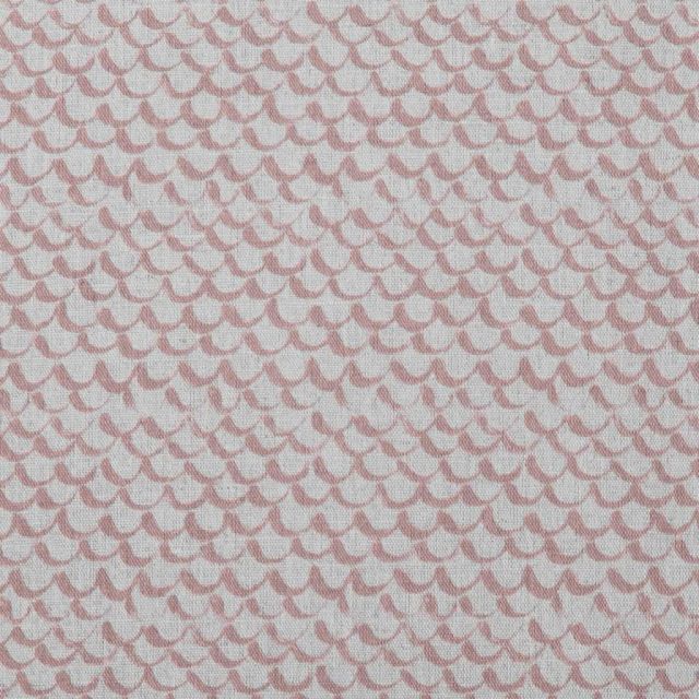 Jenna Dusty Pink - Curtain fabric with Pink abstract print