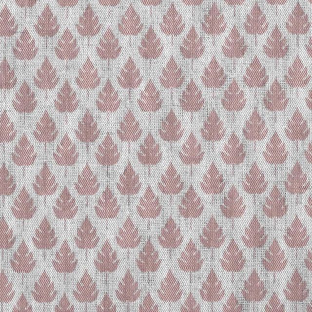 Kira-INV Dusty Pink - Curtain fabric with Pink botanical print