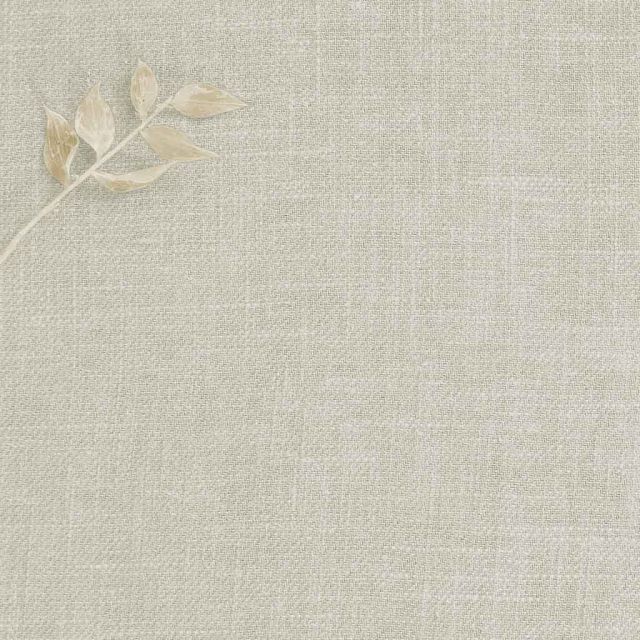 Enni Dusty Chalk - Linen Mix Fabric - Soft Finish - Ideal for Curtains and Blinds