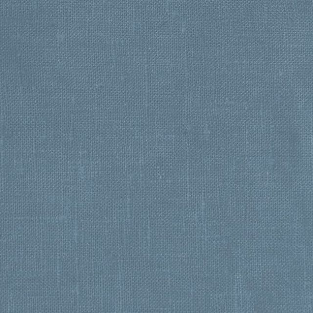Linnea Blue Mist - Blauer Leinenstoff für Vorhänge