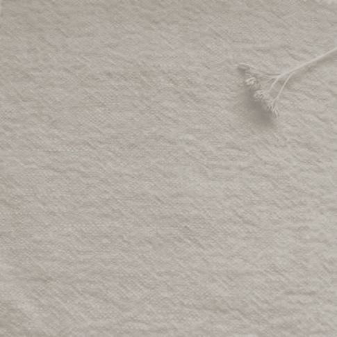 Bianco Pearl - Grauer vorgewaschener 100% Leinenstoff