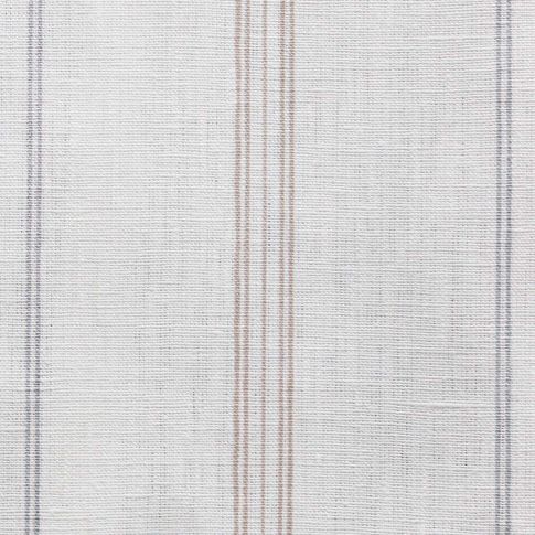 Elise New Blush-WHT - vertical two tone striped fabric.