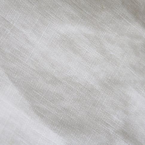 Carina White - Weißer Leinenstoff, Stoffbreite 280 cm