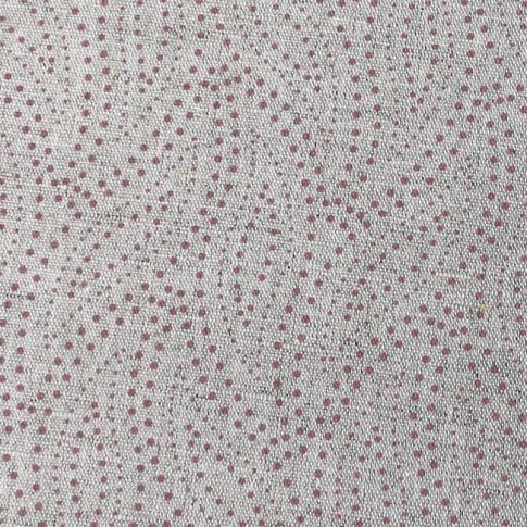 Pia Dusty Pink - Gardinenstoff, Altrosa abstraktes Blattmuster