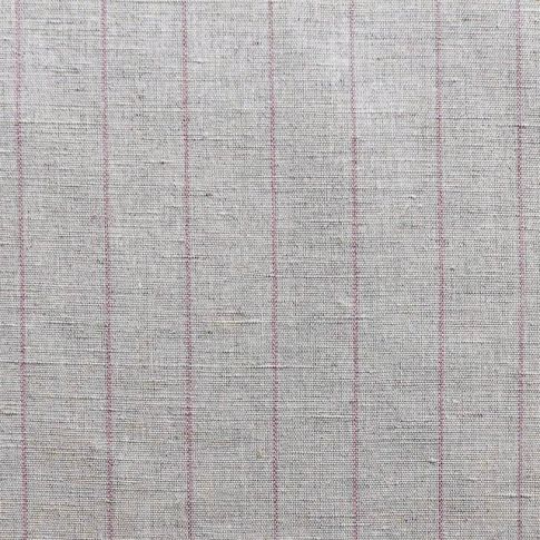 Solveig Dusty Pink - Curtain fabric with pink stripes