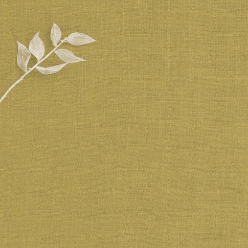 Enni Mustard - Linen Cotton fabric for curtains and blinds.