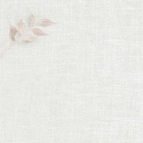 Enni Off-white - White Linen Cotton fabric for curtains and blinds.