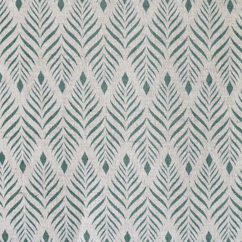 Sylvia Fern - Gardinenstoff, Grünes abstraktes Muster