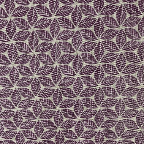 Saana Grape - Gardinenstoff, Lila geometrisches Muster