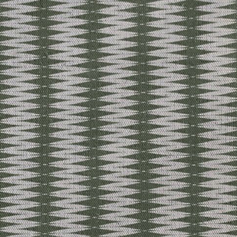 Ksenia Khaki - Vorhangstoff, Grünes geometrisches Muster