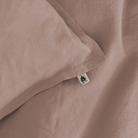 Linen Pillowcase 2 Pack, Dusty Rose