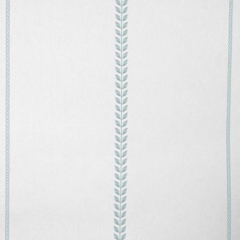 Berit Shadow Blue - curtain fabric with Light Blue striped print