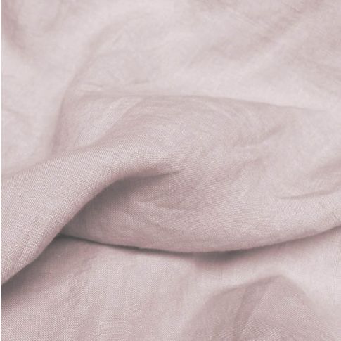 Ulrike Rose, Pink stonewashed linen cotton mix fabric